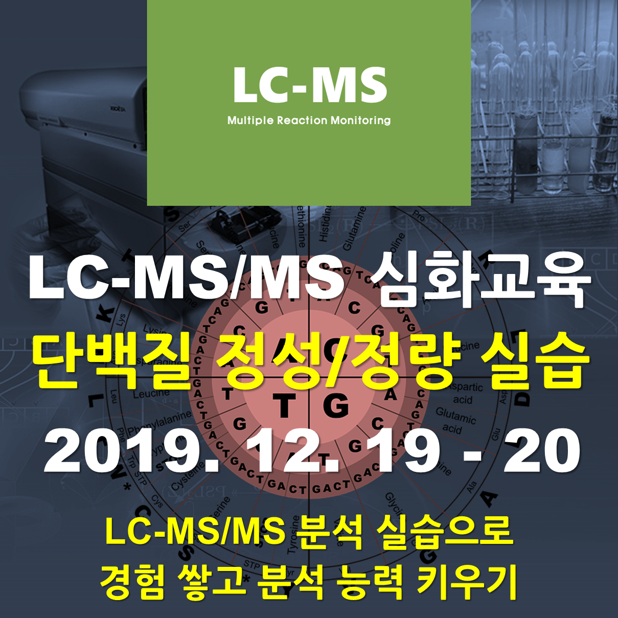 LC-MS/MS 단백질 정성/정량실습