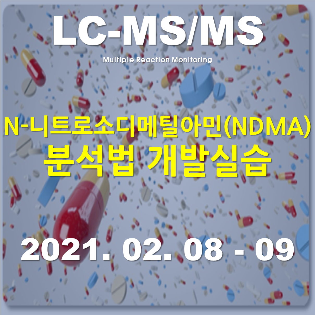 LC-MS/MS를 이용한 원료 및 완제의약품 중 N-니트로소디메틸아민(NDMA) 분석법 개발실습